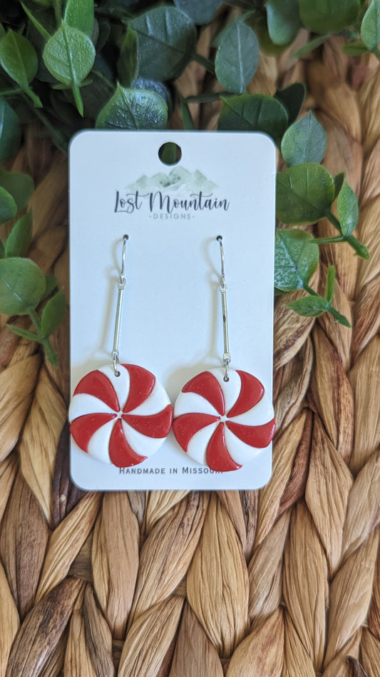 Peppermint Candy Dangles